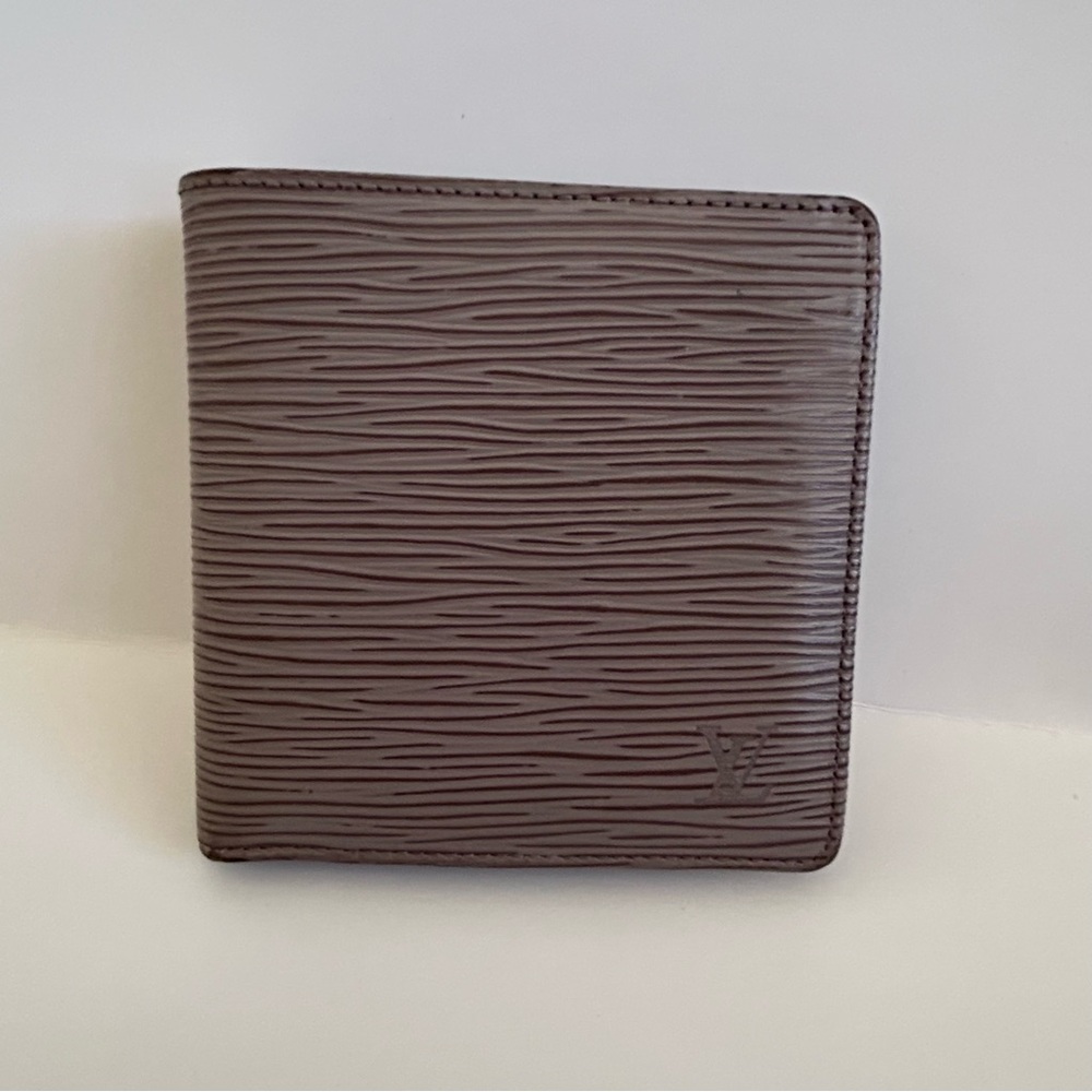 Louis Vuitton Epi Taupe Leather Wallet